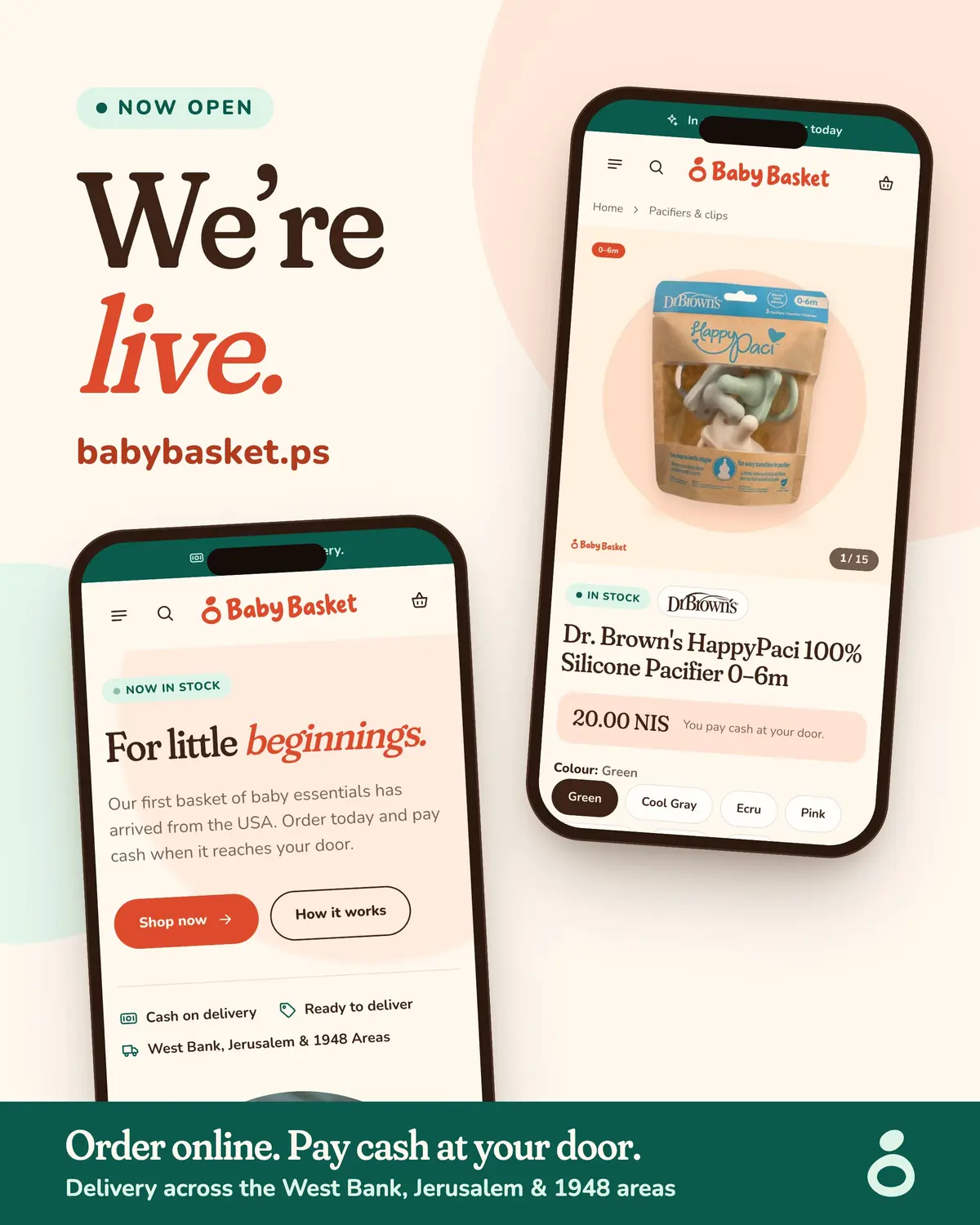 We're live: launch post with the online store